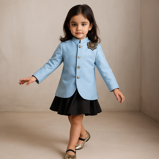 Pre Order: Pocket Detailed Blue Blazer