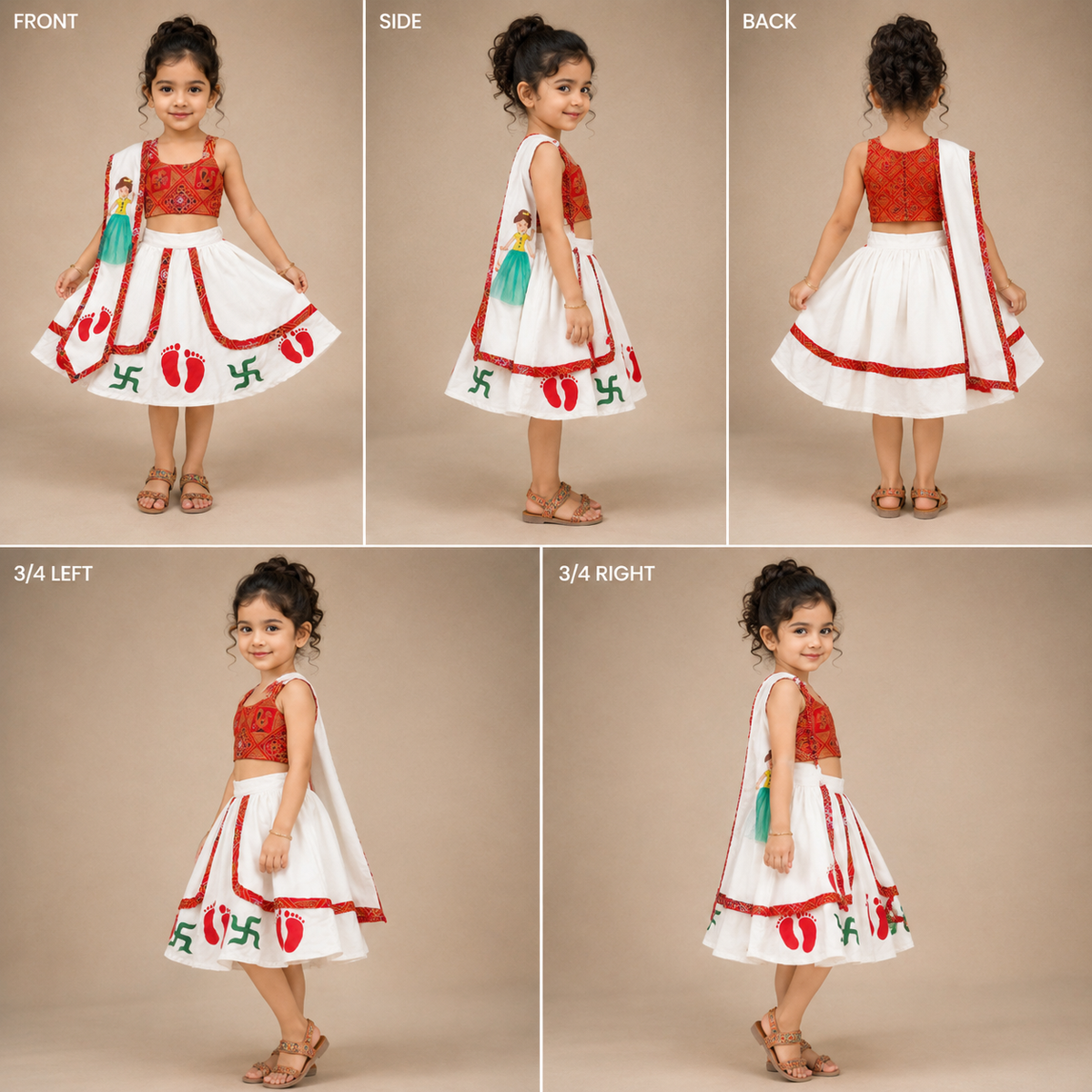 Pre Order: Radha Charan Set