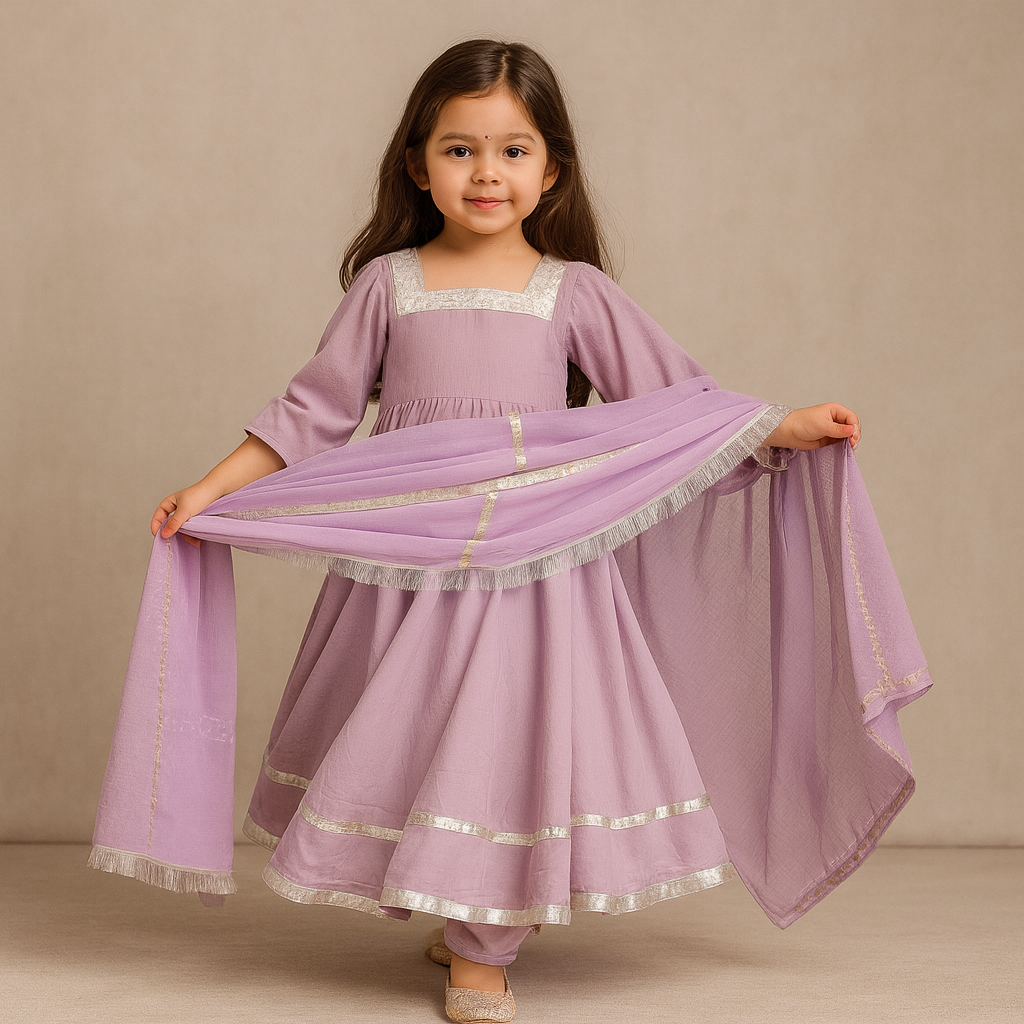 Pre Order: Onion Pink Velvet Anarkali Embellished Suit Set
