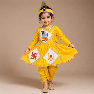 Pre Order: Radha Madhav Dhoti Set