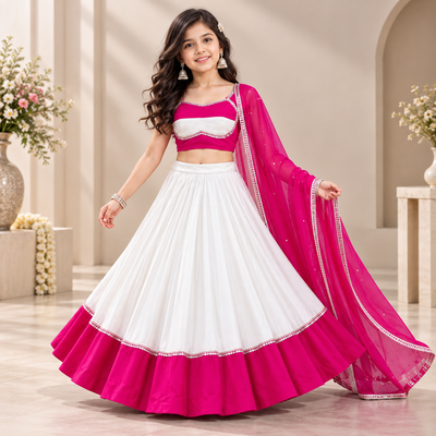 Pre Order : Gulabi Noor Lehenga