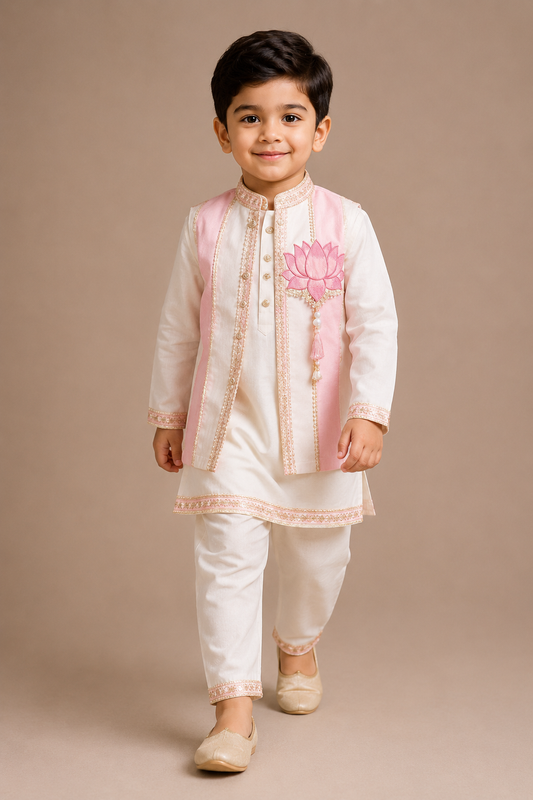 Pre Order: Pink Lotus Royale Krishna Set