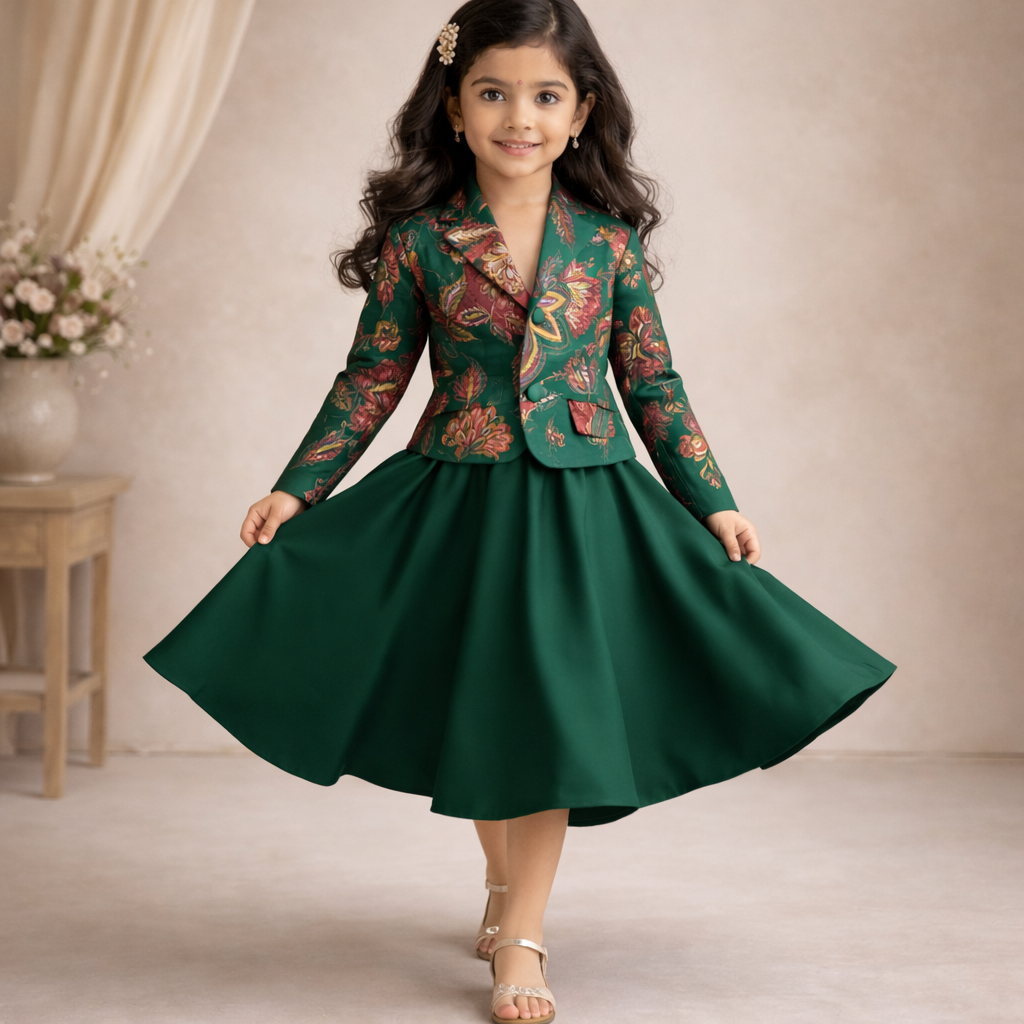 Pre Order: Emerald Rani Twirl Set