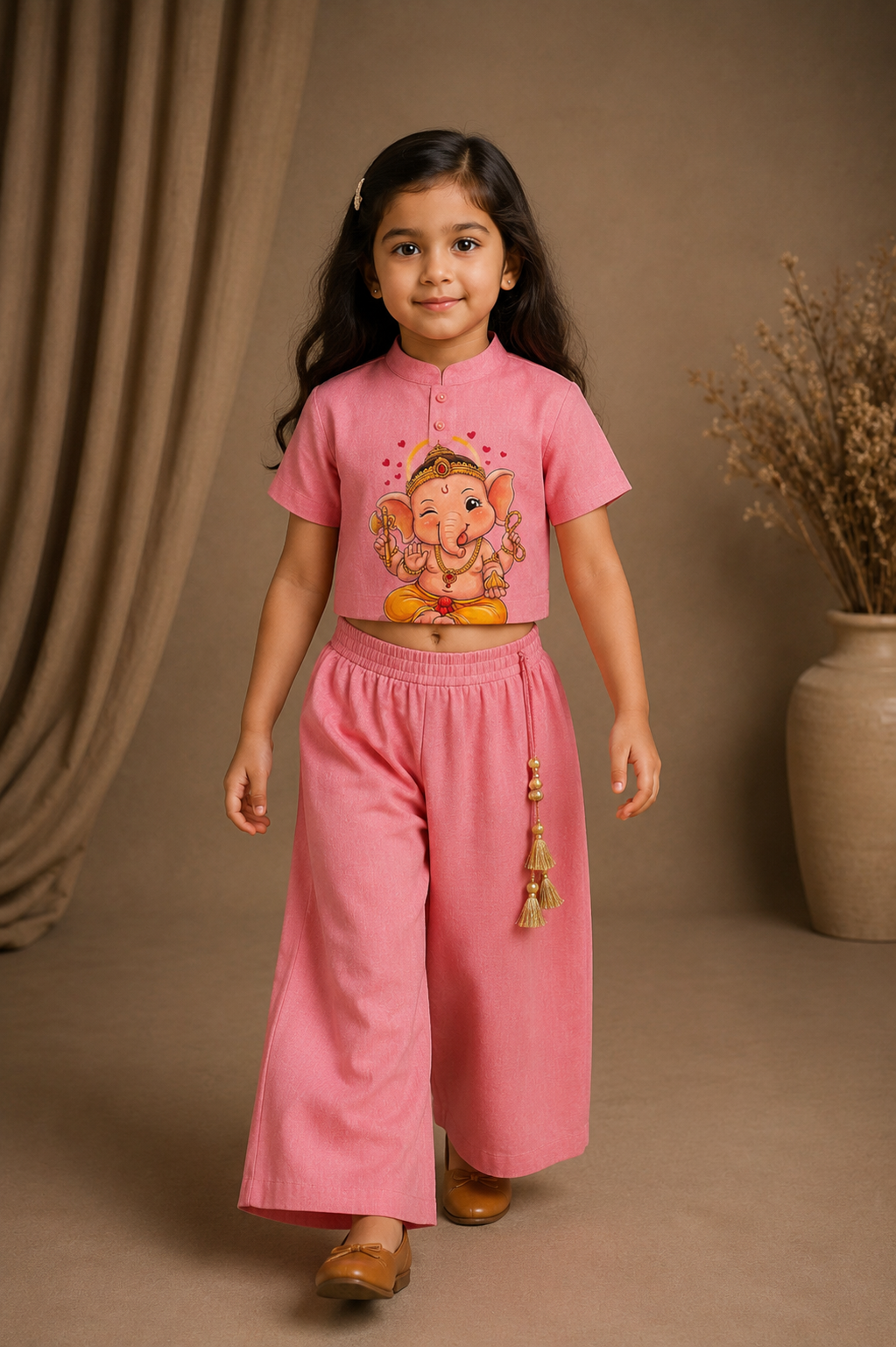 Pre Order: Gajanand Pink Set
