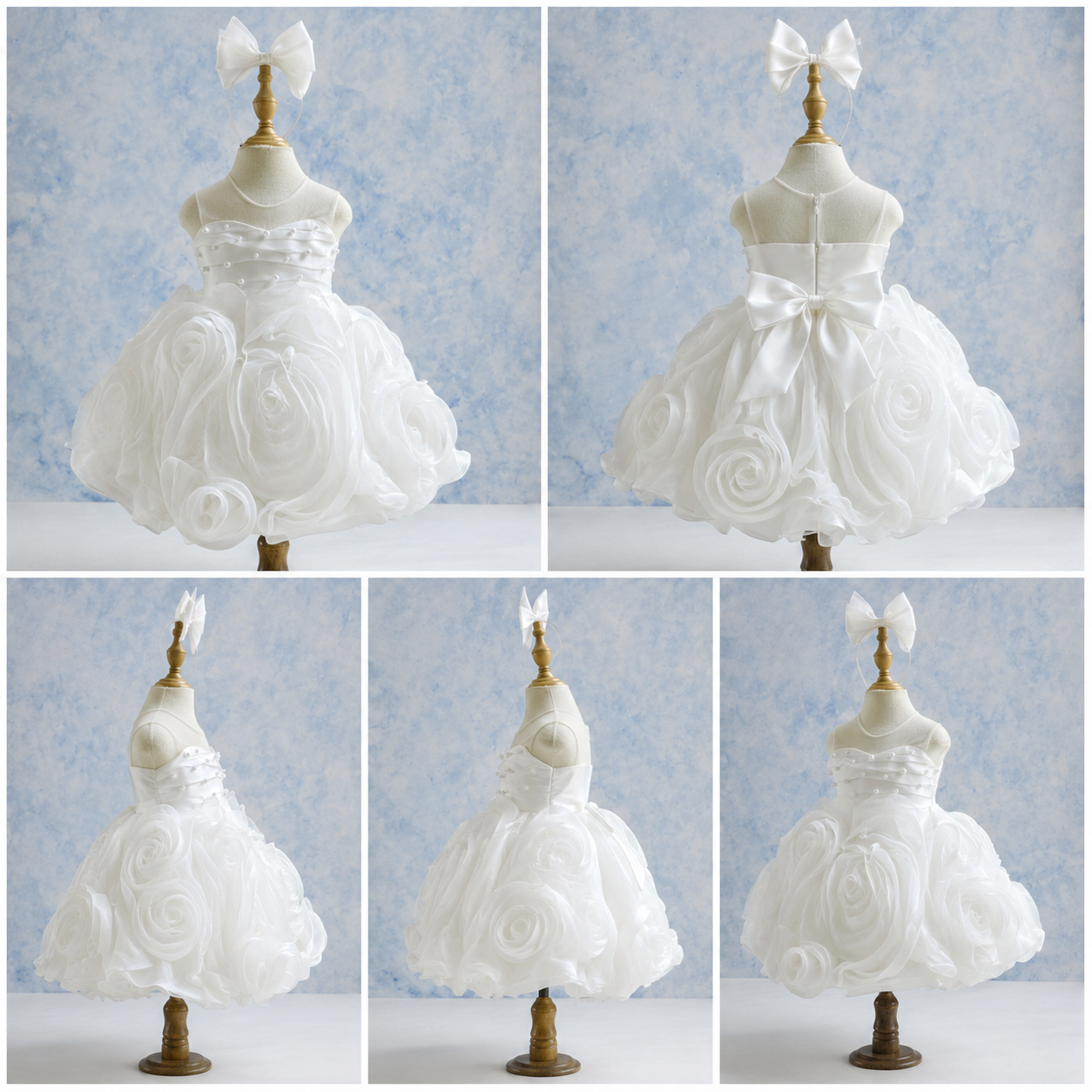 Pre Order: Lily White Orgenza Dress