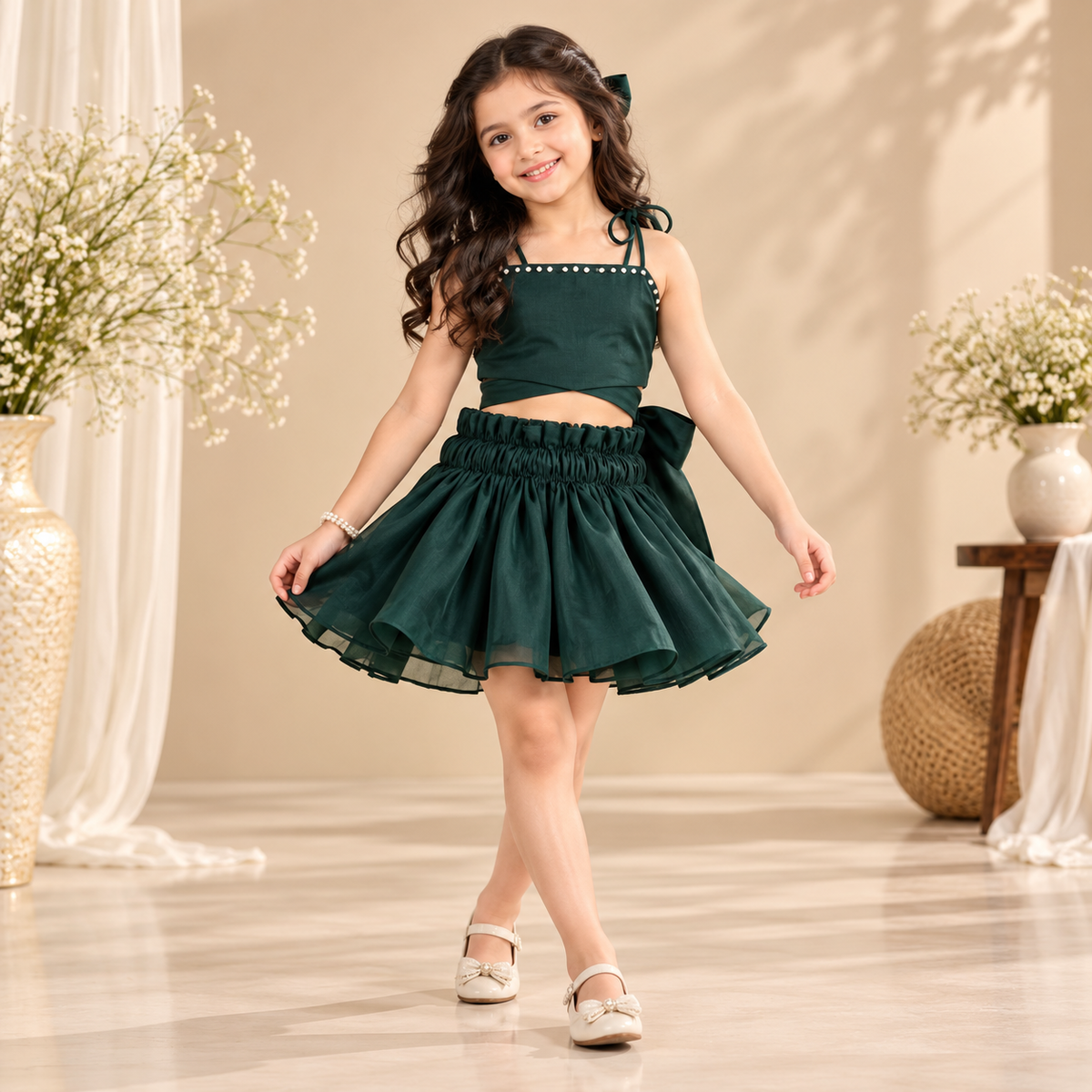 Pre Order: Emerald Twirl Co-ord Set