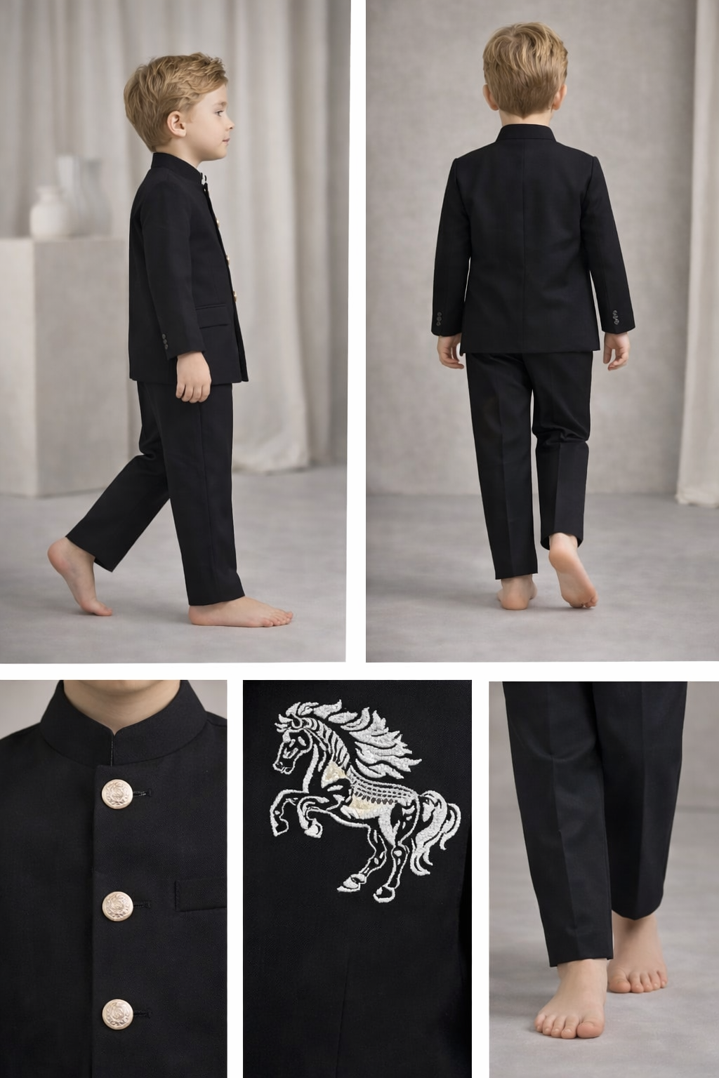 Pre Order: Midnight Maharaja Sherwani