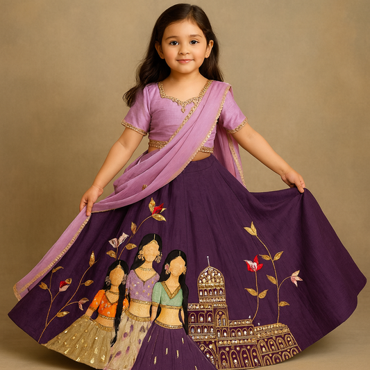Pre Order: Royal Heritage  Lehenga Set