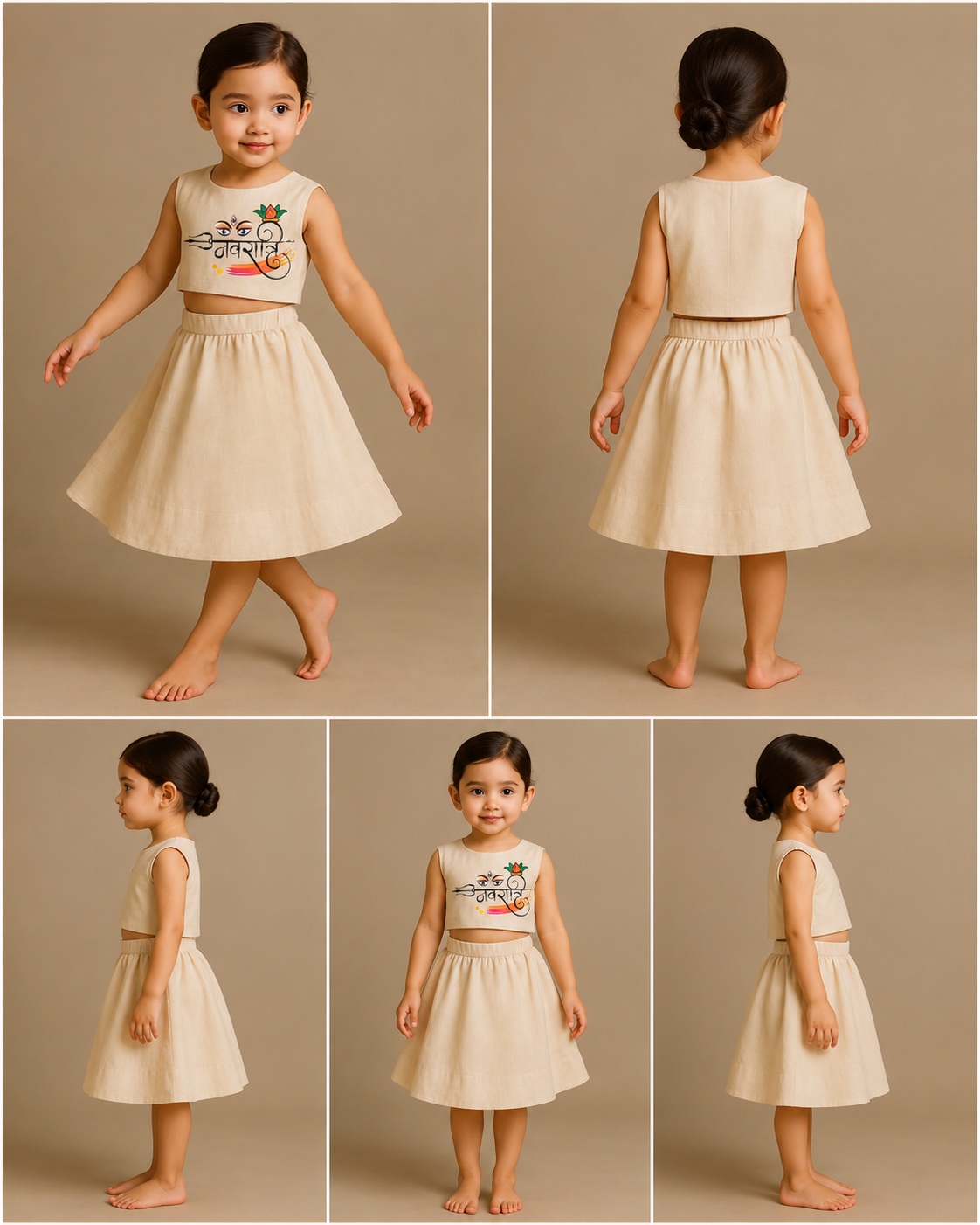 Pre Order: Sacred Gaze Off White Top and Skirt