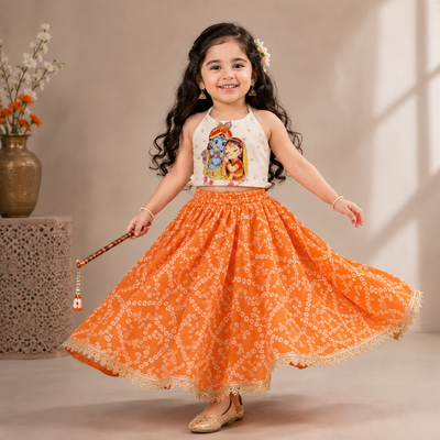 Pre Order : Radha Krishna Rang Lehenga