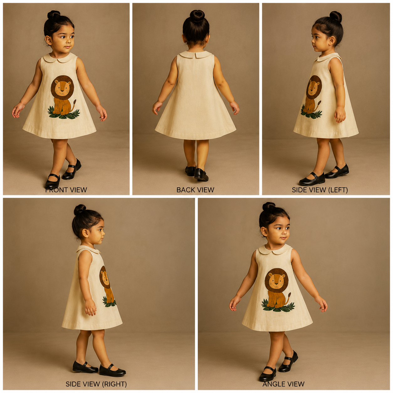 Pre Order: Lion Hand Painted Dress