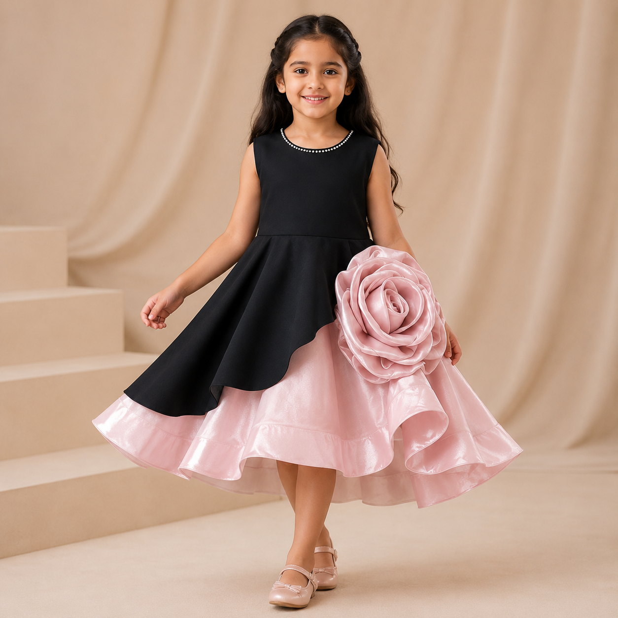 Pre Order: Rosé Elegance Dress