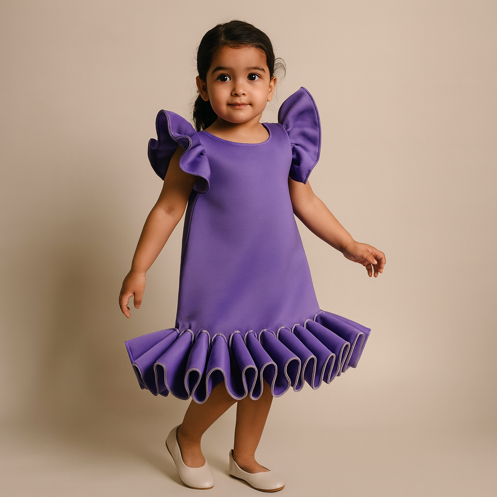 RTD Pre Order: Purple Scuba Dress