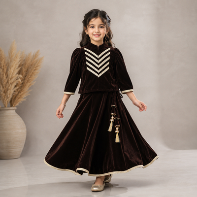 Pre Order: Velvet Grace Lehenga