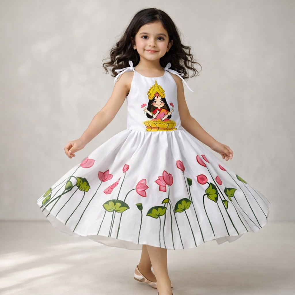 Pre Order: Lakshmi Lotus Dress