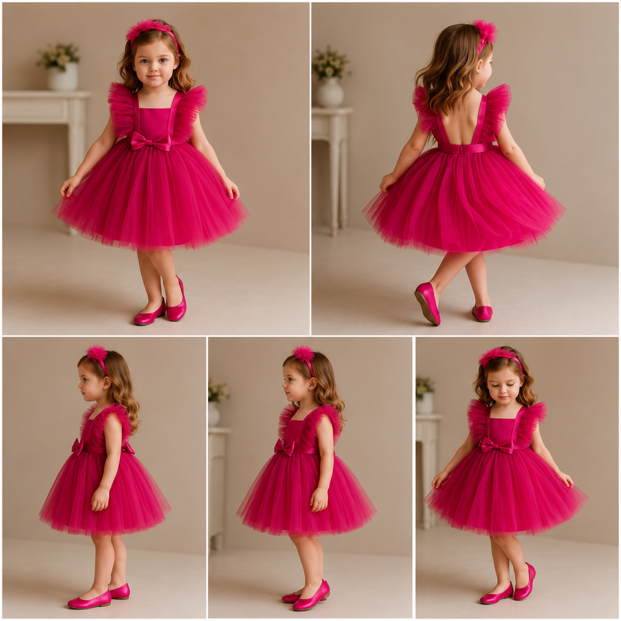 Pre Order: Pink Party Wear Dress