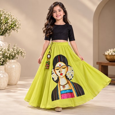 Pre Order : Madhubani Muse Lehenga