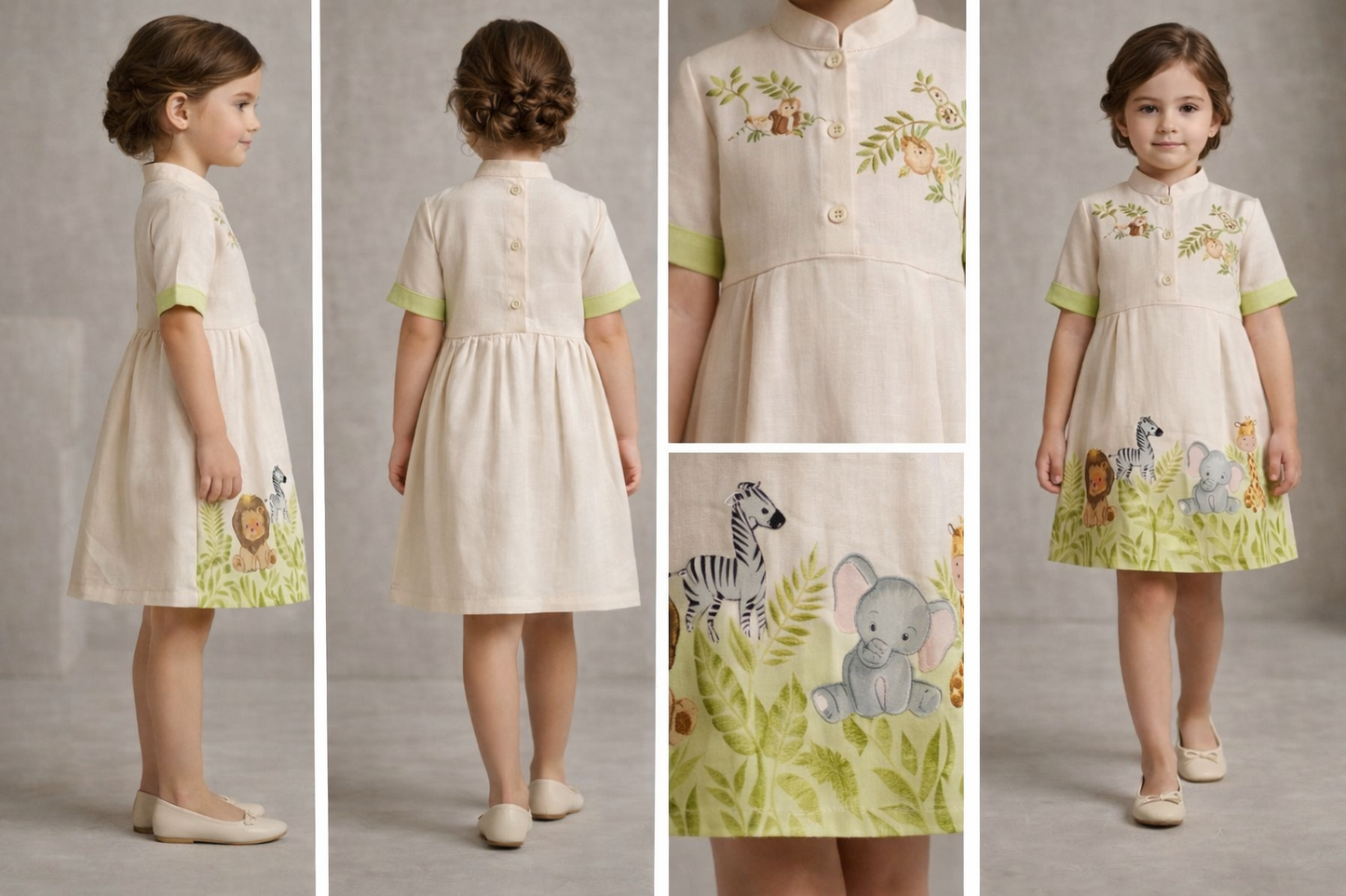 Pre Order: Little Safari Garden Dress