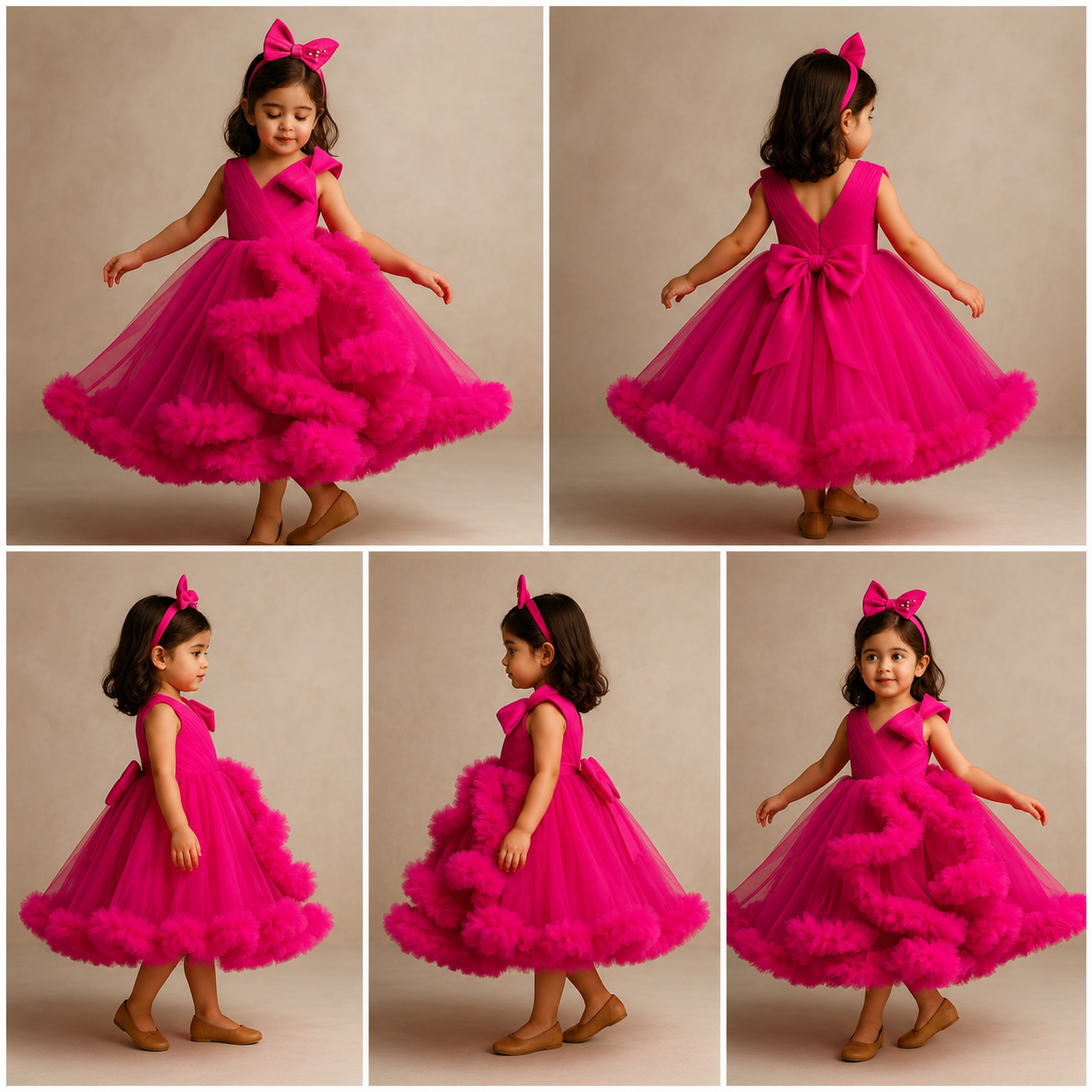 Pre Order: Pink Ruffle Dress