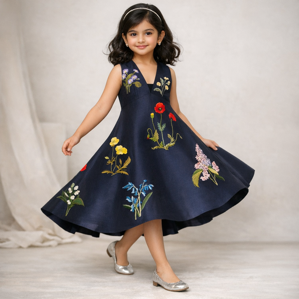 Pre Order: Midnight Garden Dress