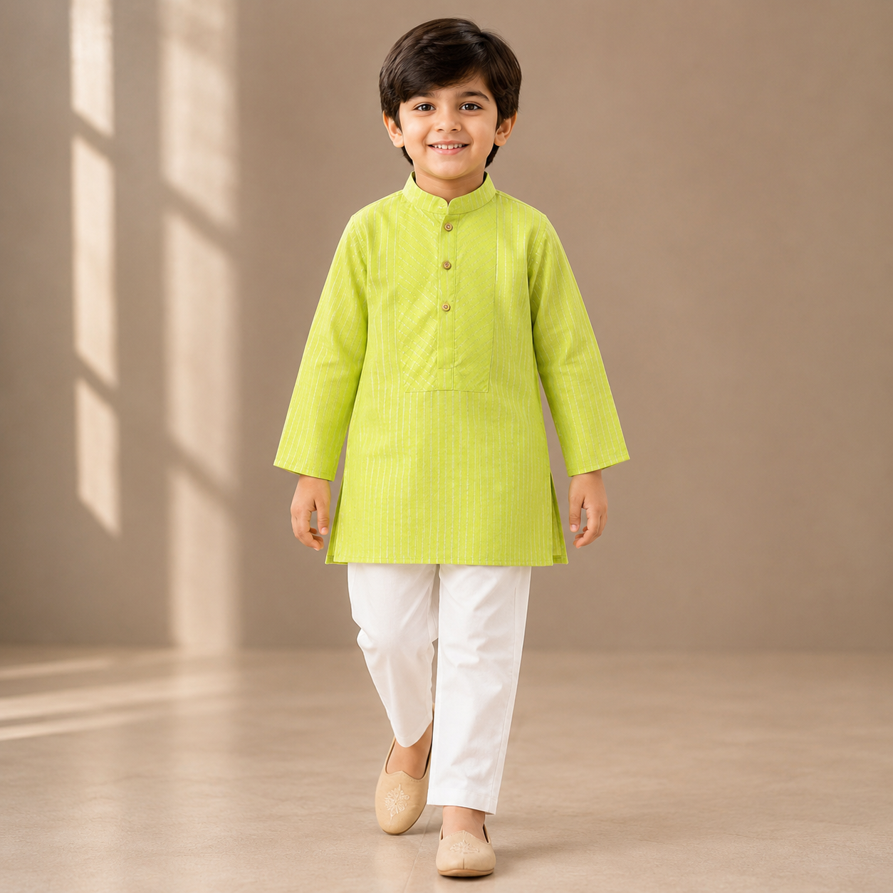 Pre Order: Pista Noor Kurta Set