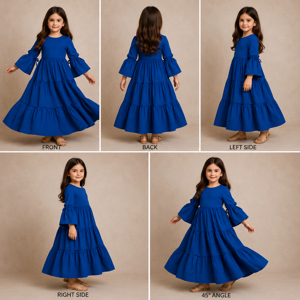 Pre Order: Royal Blue Cotton Dress
