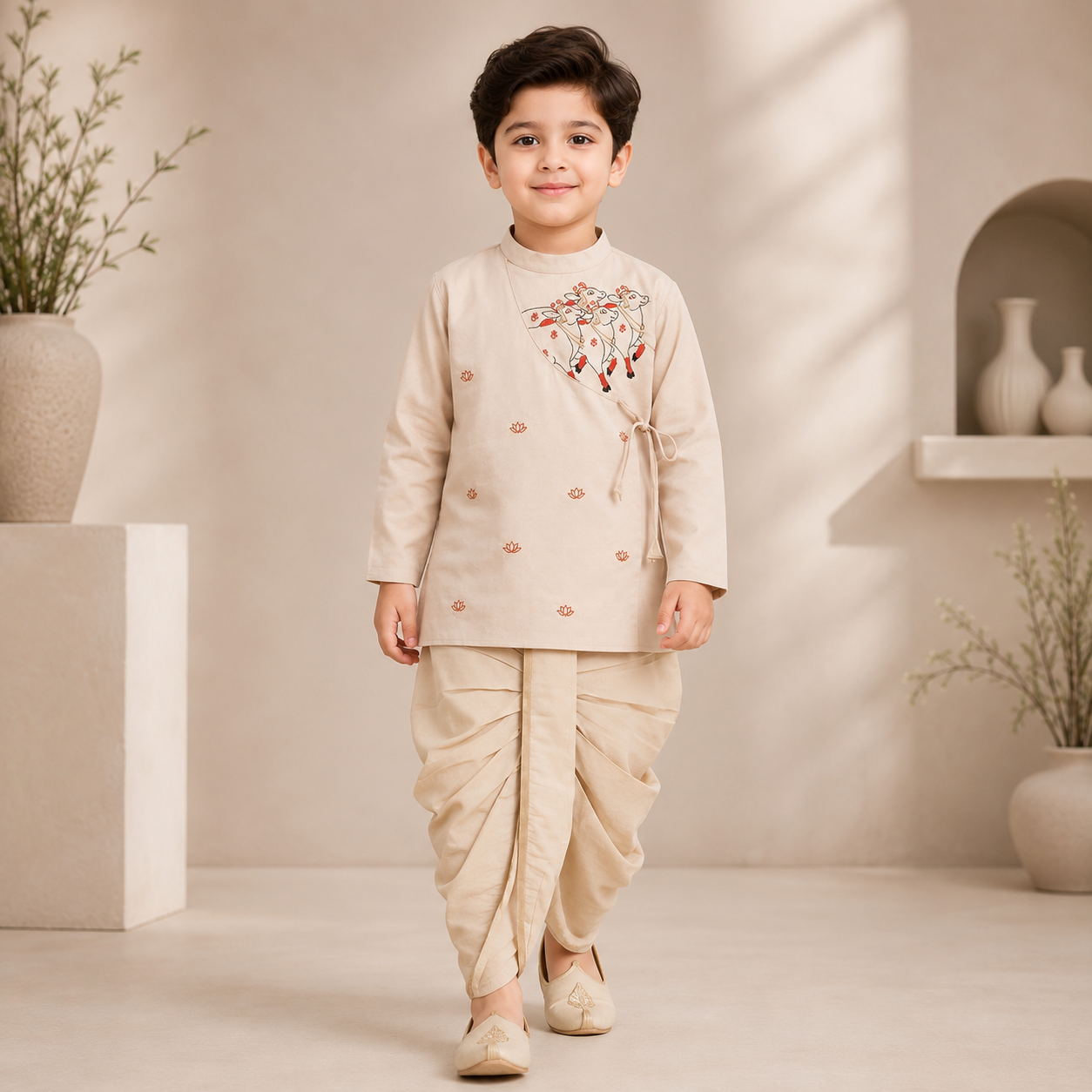 Pre Order: Gopal Heritage Dhoti Set