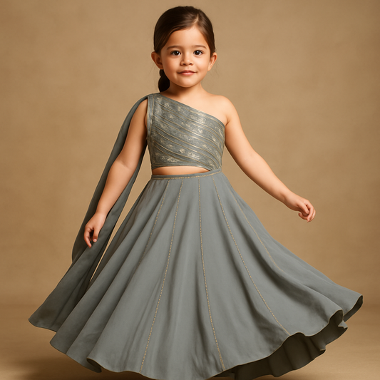 Pre Order: Moonmist Grace Lehenga Set