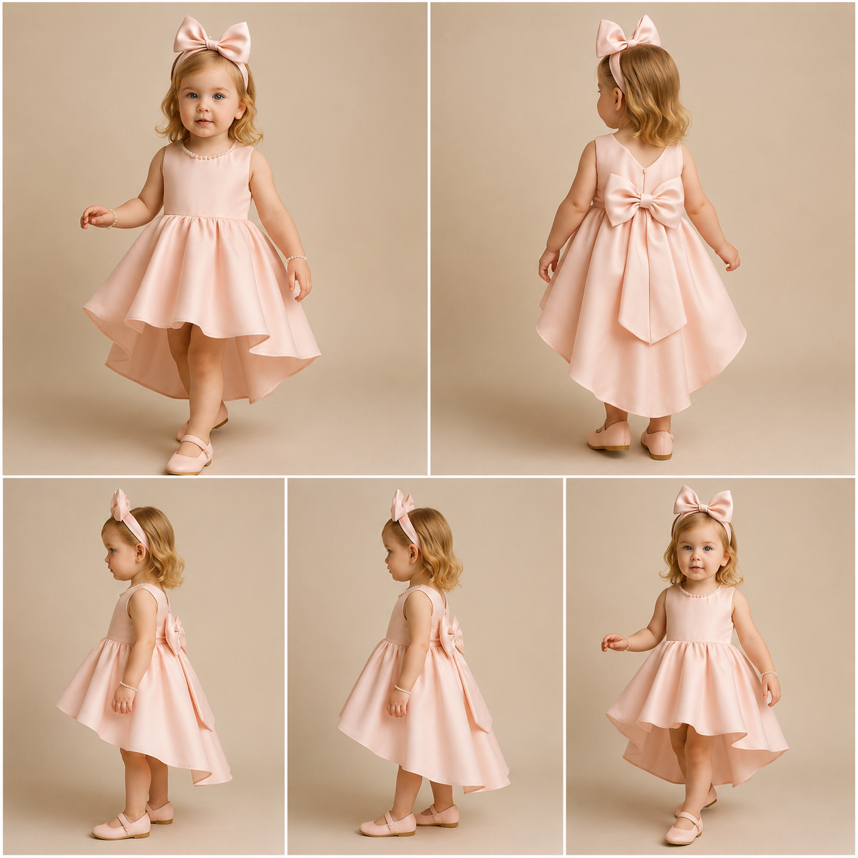Pre Order: Emma Pink Satin Dress
