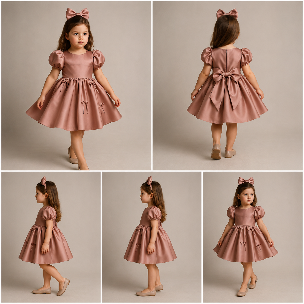 Pre Order: Era Satin Bow Dress.