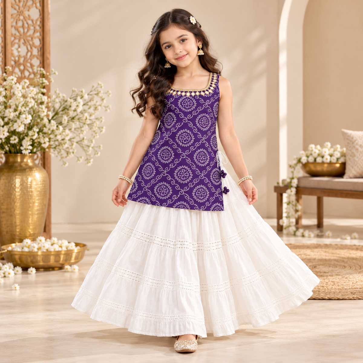 Pre Order: Royal Amethyst Lehenga Set