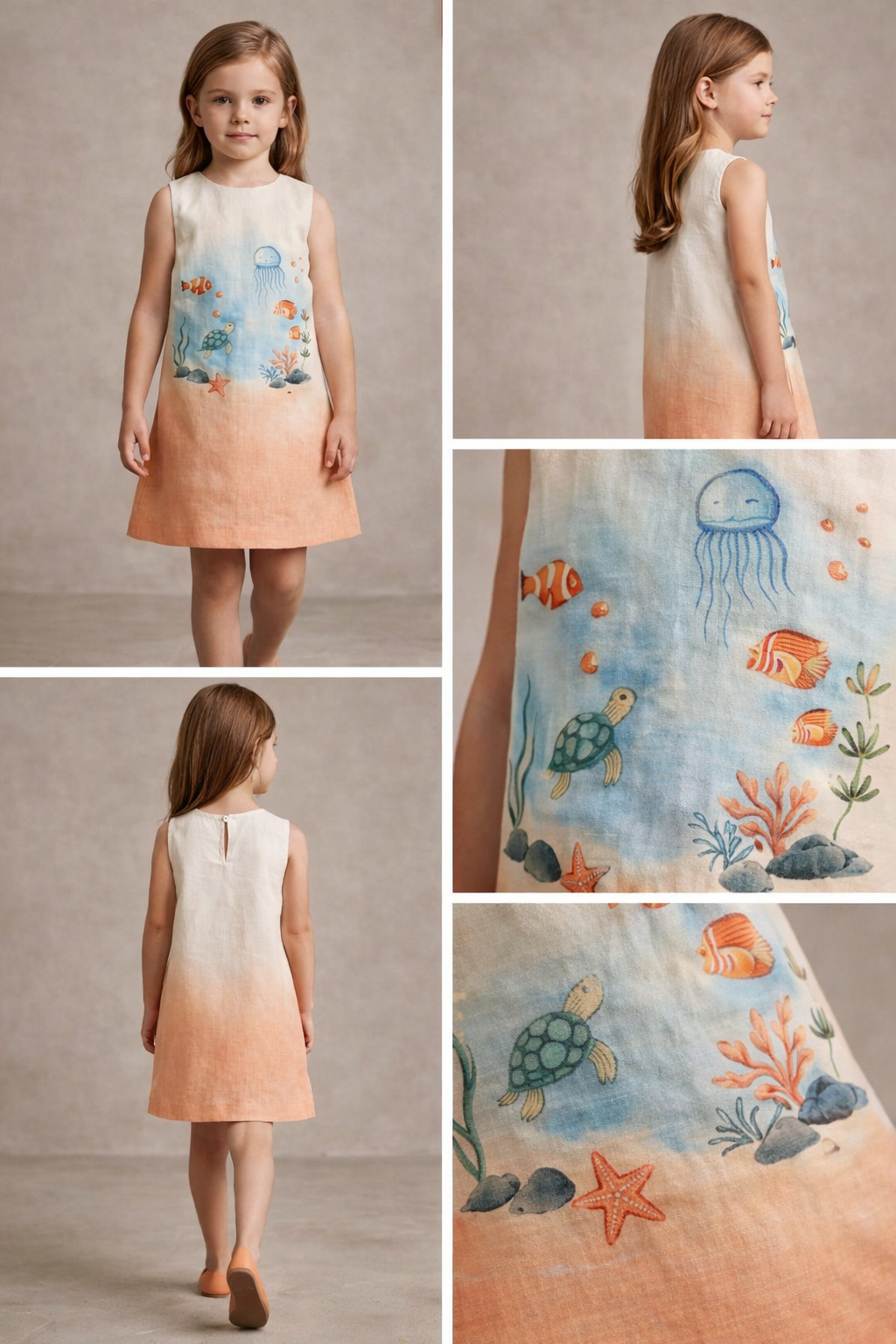 Pre Order: Coral Reef Fantasy Dress