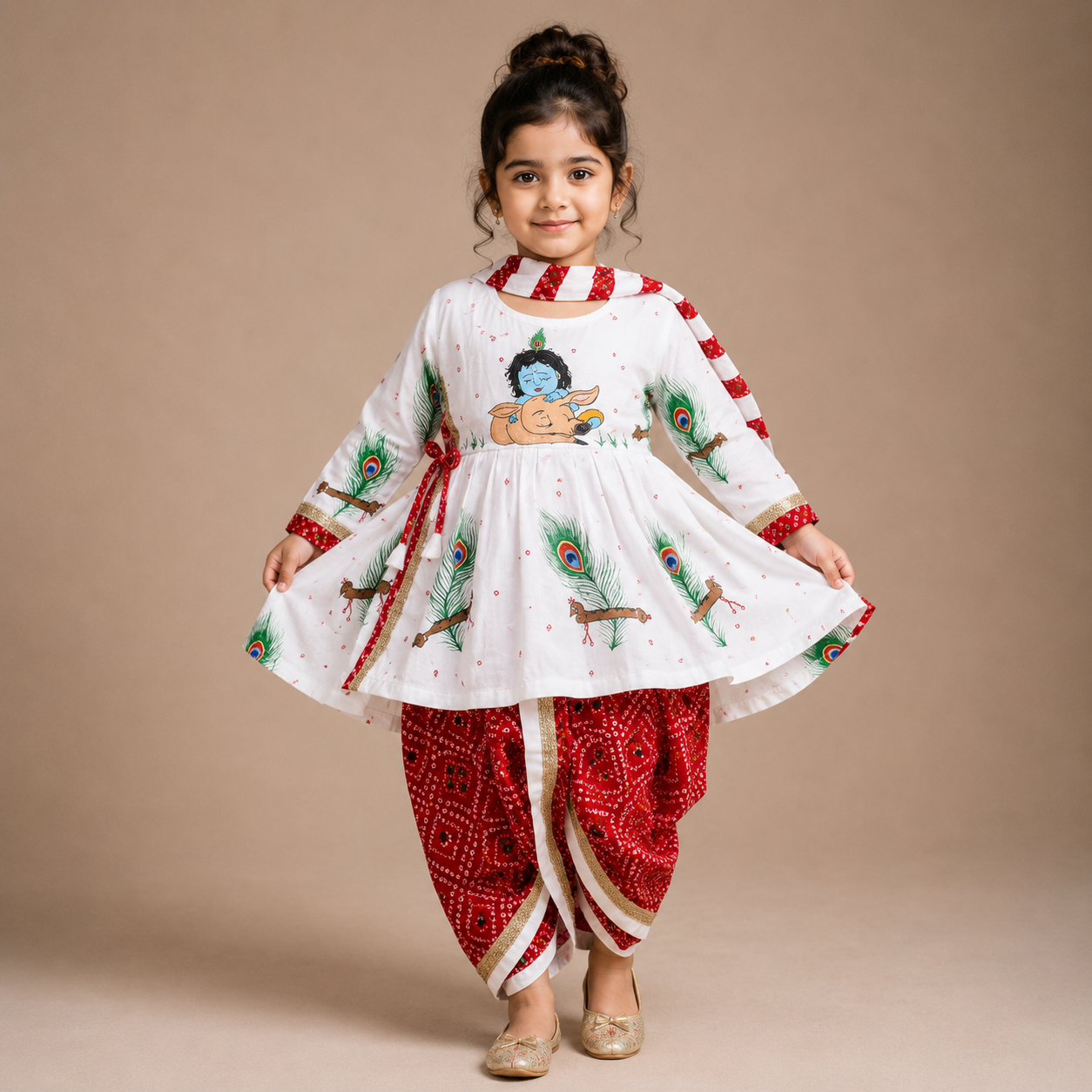 Pre Order: Makhan Chor Dhoti Set