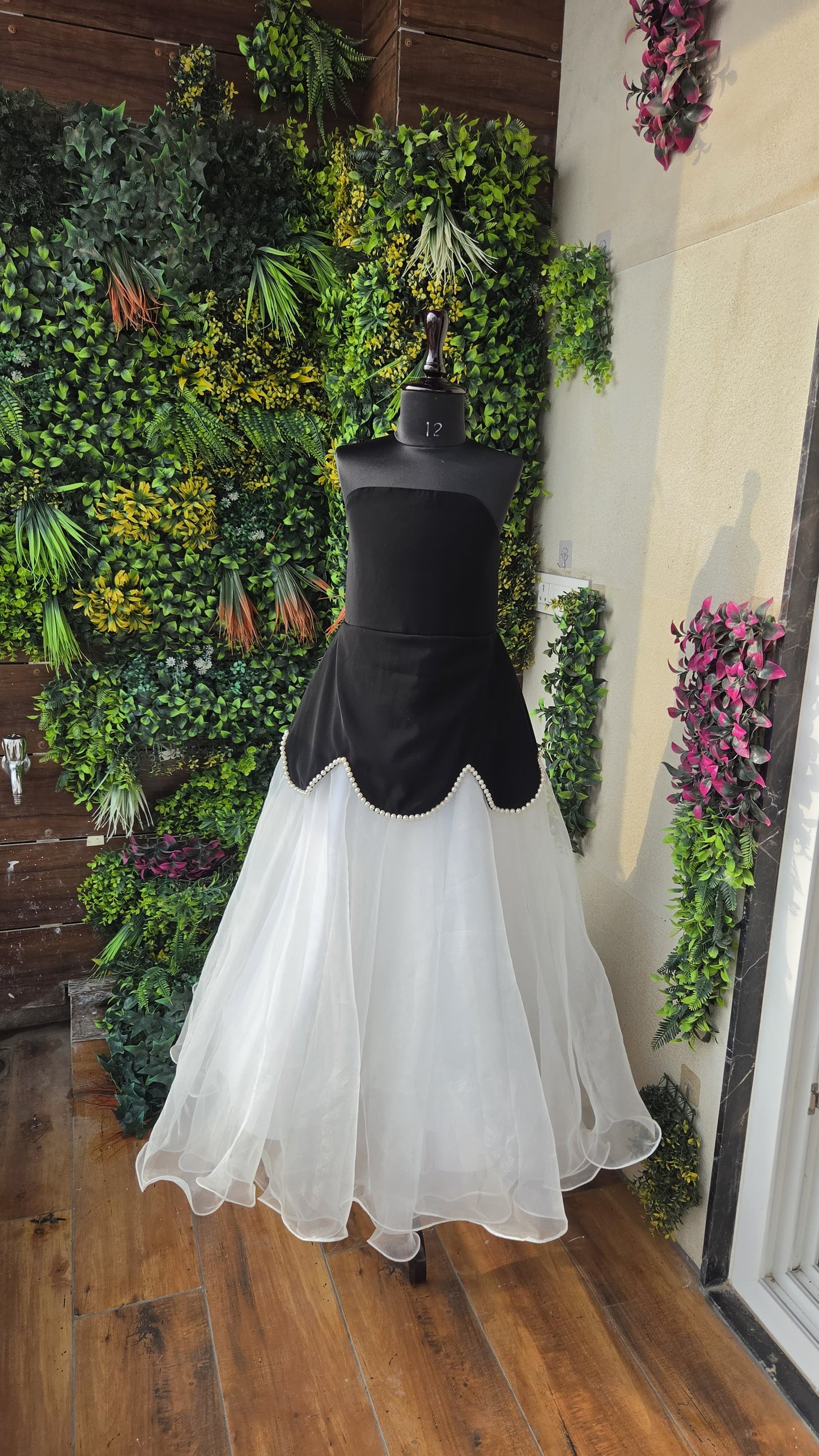 Pre Order: Pearl Noir Party Gown