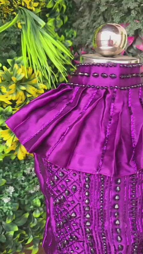 Pre Order: Ruby Rani Saree Set