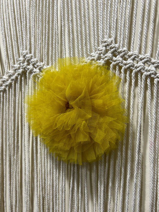 Net Ruffle Hair Clip