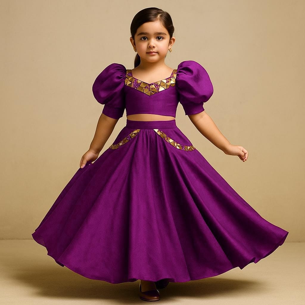 Pre Order: Embellished Top And Lehenga