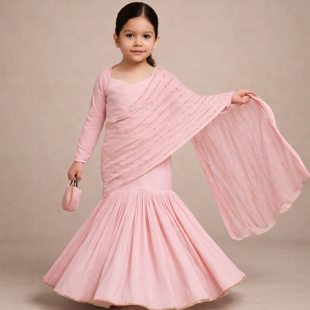 Pre Order: Kamal Draped Set