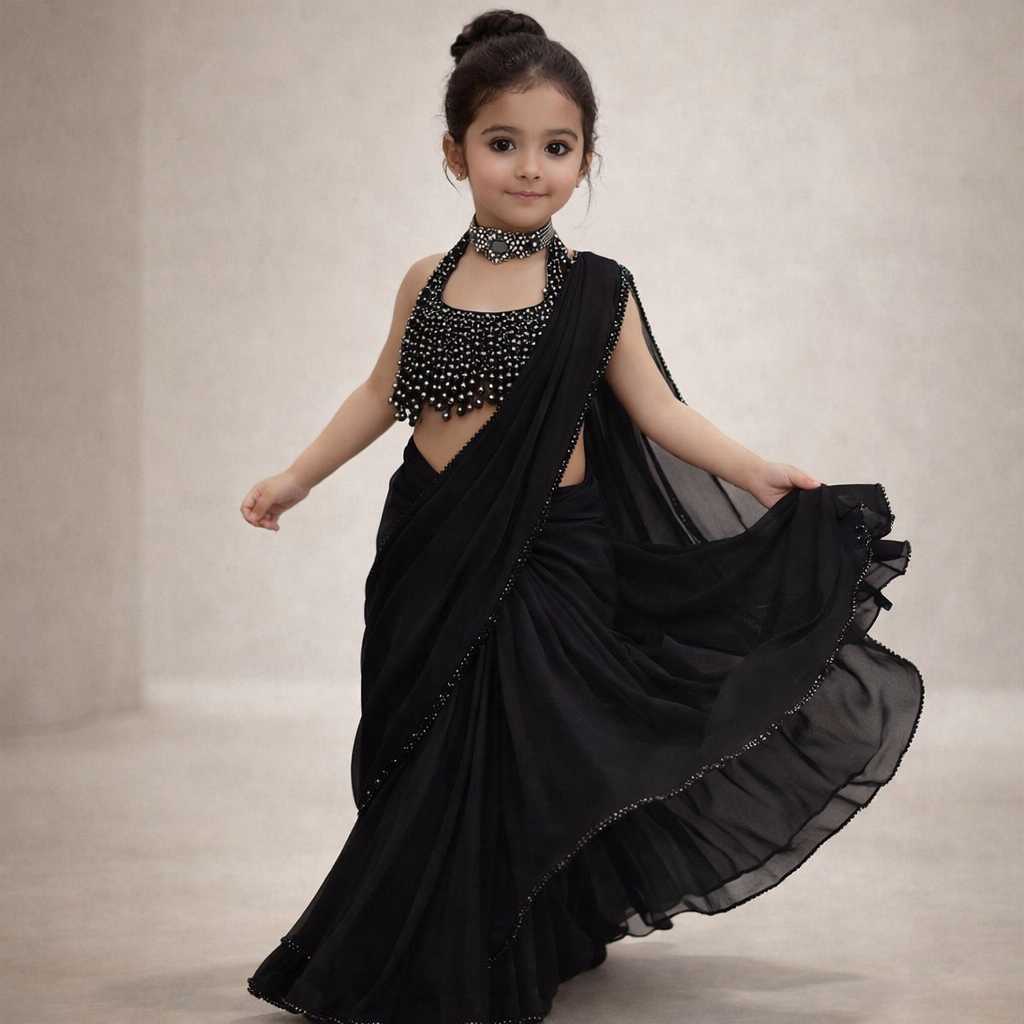 Pre Order: Pearl Noor Saree Set