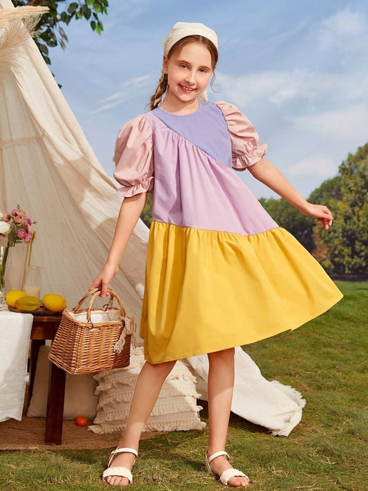 Pre Order: Daisy Tiered Four Colours Cotton Dress