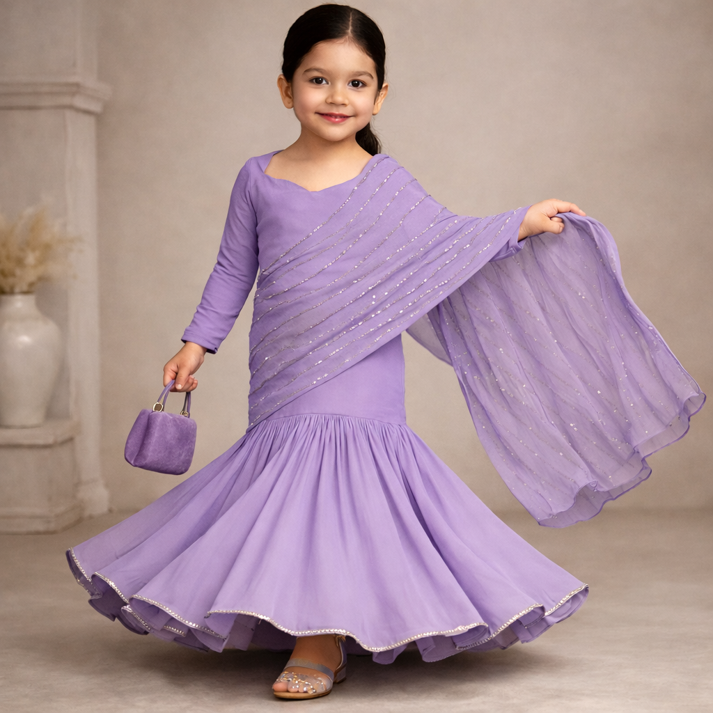 Pre Order: Kamal Draped Set