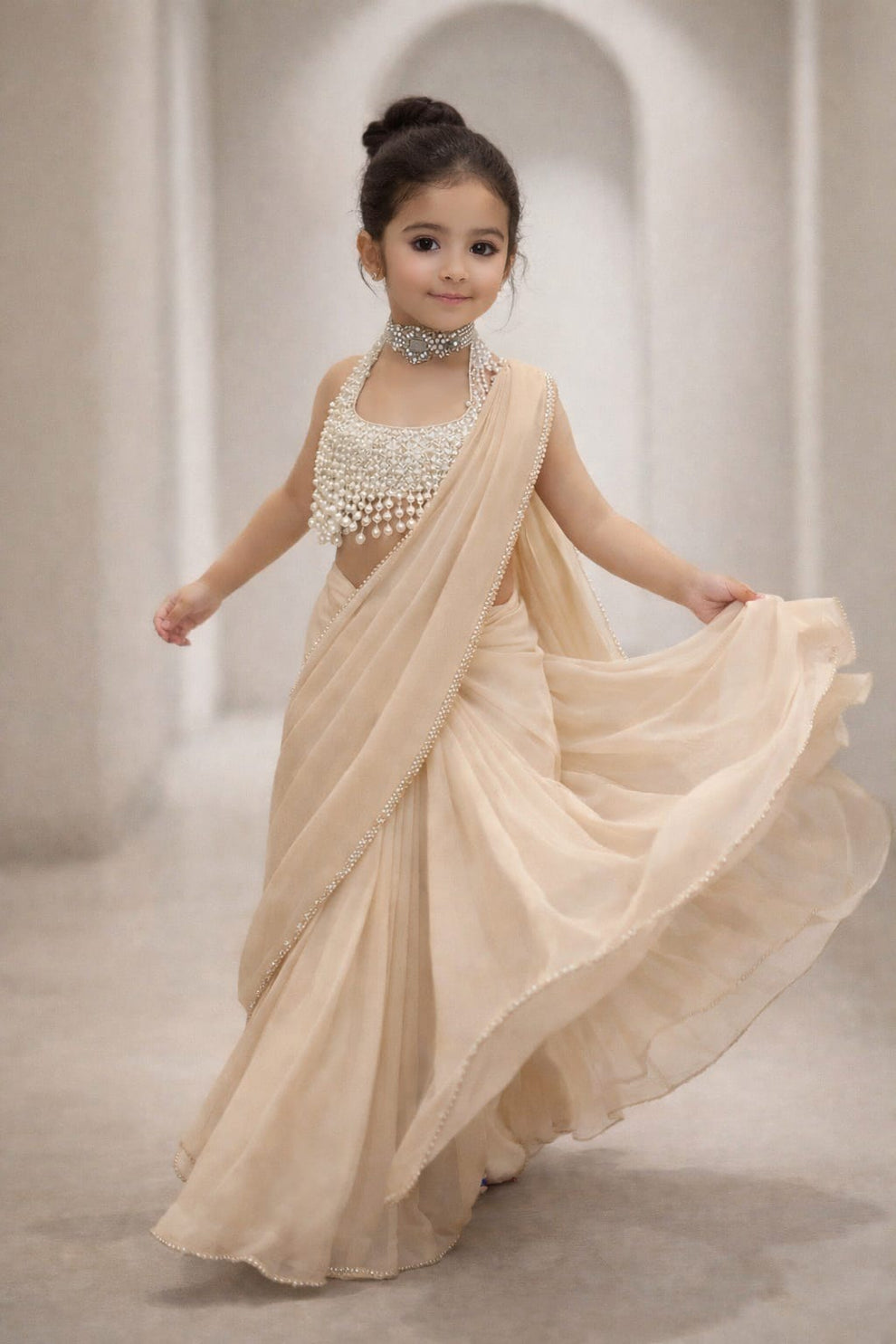 Pre Order: Pearl Noor Saree Set