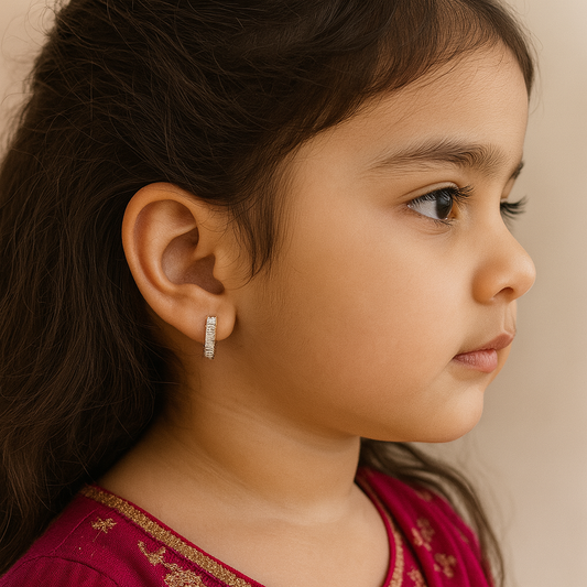 Daimond Enhanced Clip On Earring