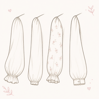 Matching Full Sleeves (Select only if Full Sleeves are not in the Image Provided)