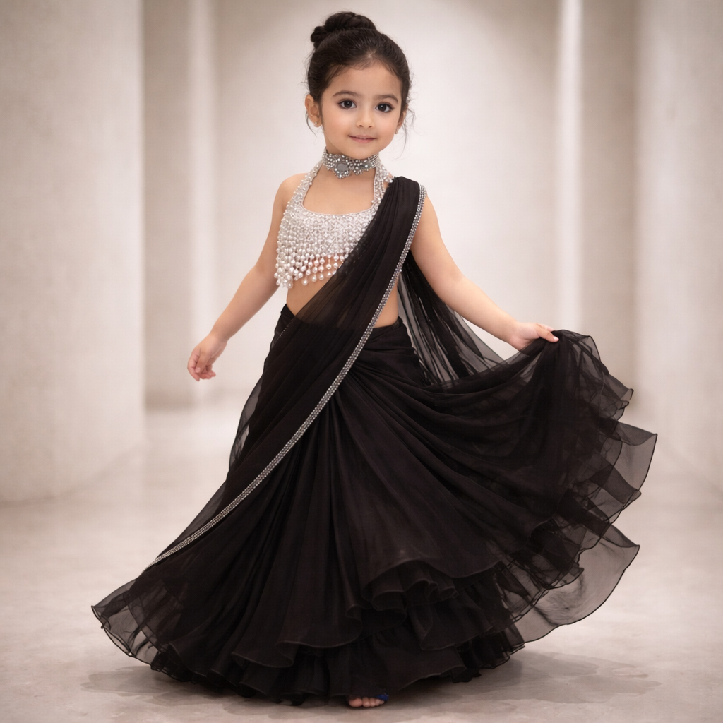Pre Order: Pearl Noor Saree Set