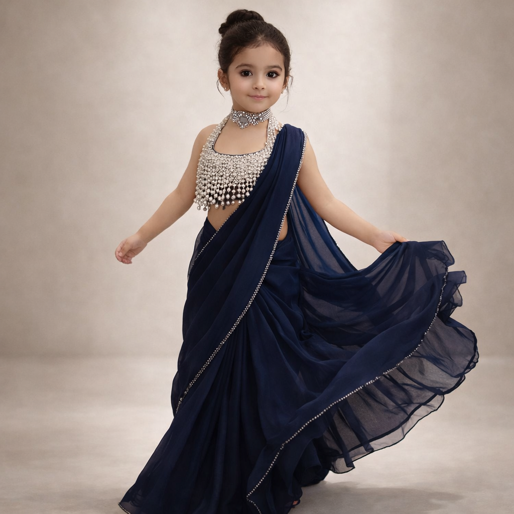 Pre Order: Pearl Noor Saree Set