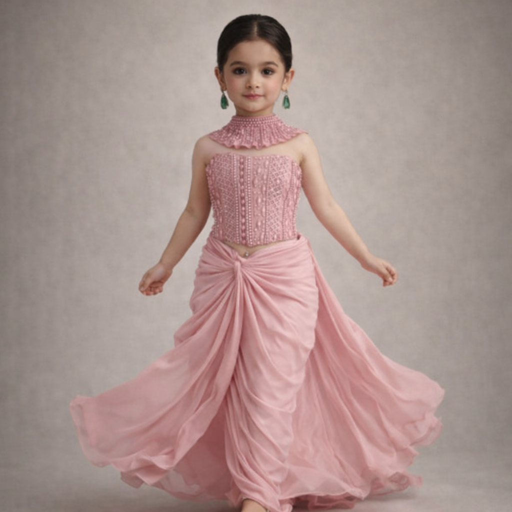 Pre Order: Ruby Rani Saree Set