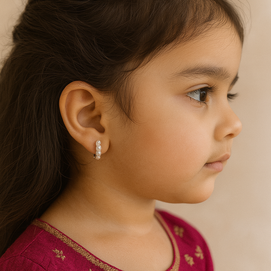 Pearl Enhanced Clip On Earring