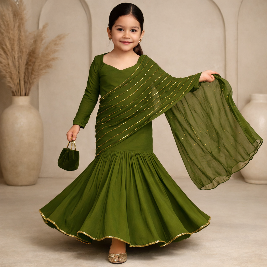 Pre Order: Kamal Draped Set