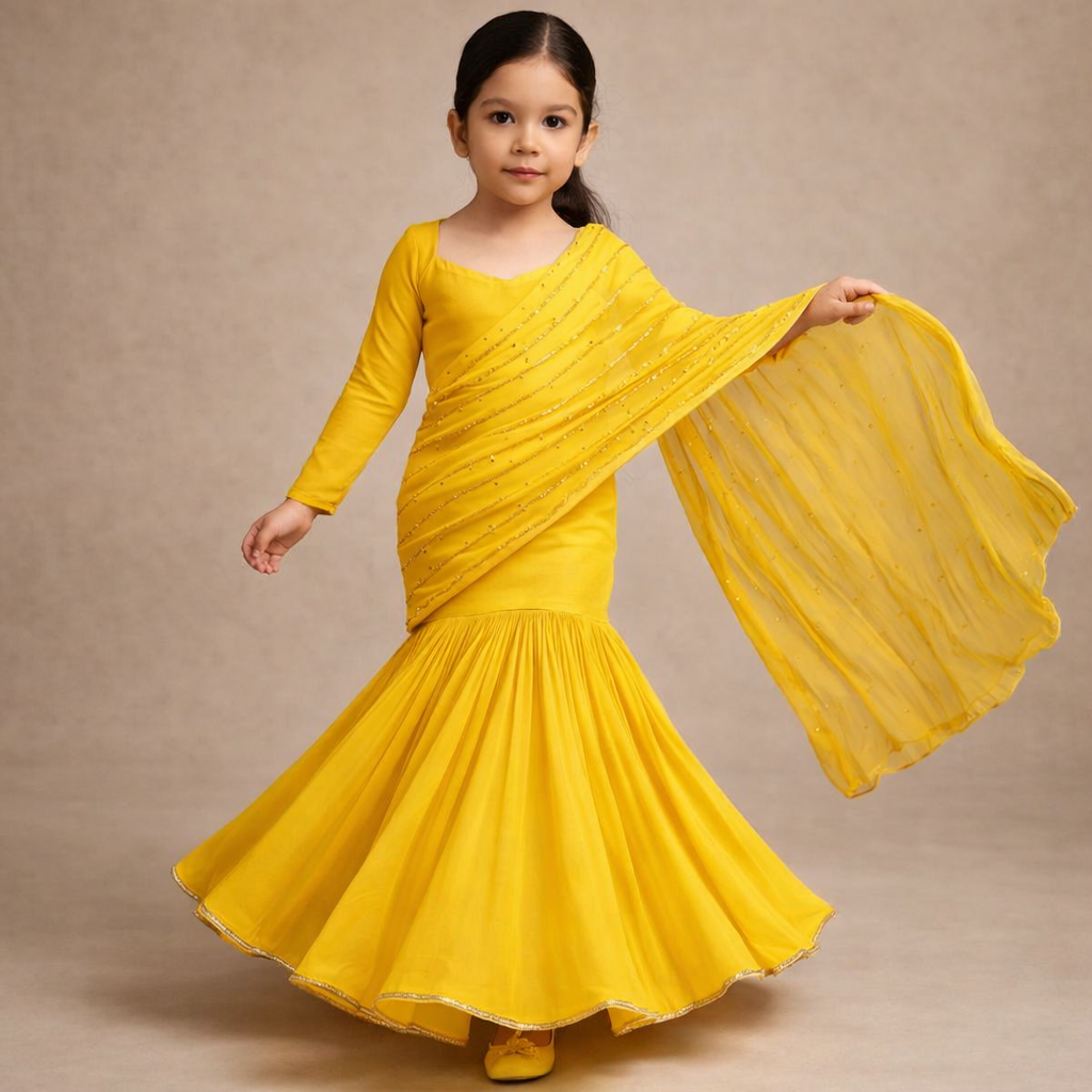 Pre Order: Kamal Draped Set